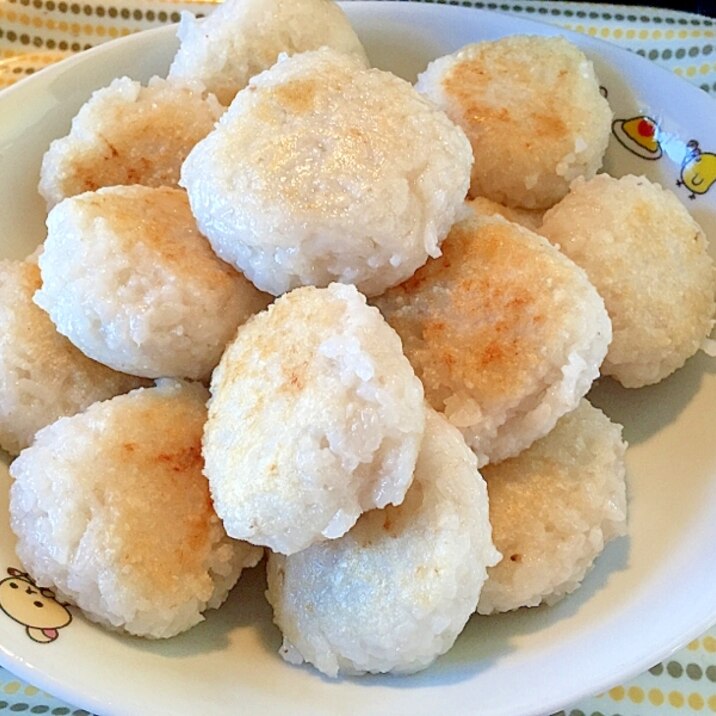 芋餅☆里芋&ご飯バージョン